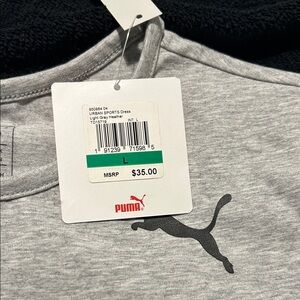Puma Light Gray Heather Logo Dress